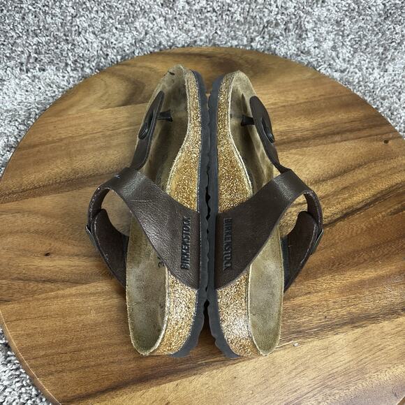 Birkenstock Gizeh Regular Fit Birko Flor Thong Flip Flop Size 36 / L5 Sandals - Picture 8 of 10